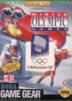 Winter Olympic Games Lillehammer 94 box art for Sega Game Gear